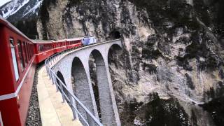 Landwasserviadukt Filisur Switzerland [upl. by Mannie]