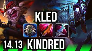 KLED vs KINDRED JGL  Rank 3 Kled 10210 900 games Godlike  NA Challenger  1413 [upl. by Ilah]