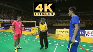 4K50FPS  MS  Lin Dan vs Chen Long  2015 Malaysia Open  Highlights [upl. by Anahcra]