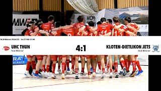 NLB Runde 8 UHC Thun vs Kloten Dietlikon Jets 27102024 [upl. by Ubana]