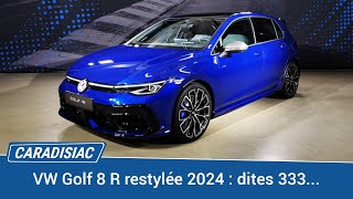 Volkswagen Golf 8 R restylée  333 ch et 51 912 € de malus [upl. by Alhsa]