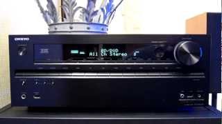 Onkyo TXNR609 THX AV Amp  Handson detailed Review  Network Ready demo [upl. by Collyer944]