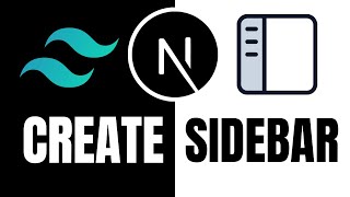 How to create a sidebar in Nextjs and Tailwind CSS [upl. by Llehcim]