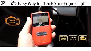 Reset your Check Engine Light Easily  OBD2 Reader [upl. by Maddock]