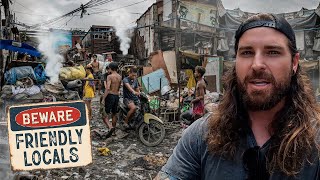 Solo Adventure Through The quotWorstquot Slum in The Philippines 🇵🇭 Tondo [upl. by Reyna]