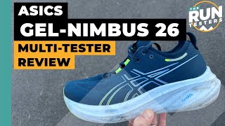 Asics GelNimbus 26 First Run Review What’s new vs the Asics GelNimbus 25 [upl. by Nonna]