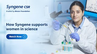 How Syngene supports women in science womeninscienceday WomenInSTEM csr [upl. by Ru]