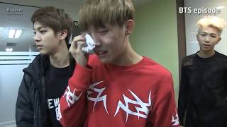 JHOPE BTS CRYING ON HIS BIRTHDAY [upl. by Schulze746]