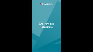 HVB Mobile Banking App Änderung des Tageslimits [upl. by Ku]