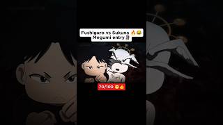 Megumi Fushiguro vs Sukuna  Fushiguro Badass Moments shorts short anime badass moments [upl. by Enomed]