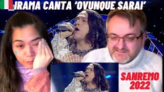 Sanremo 2022  Irama canta ‘Ovunque sarai’  🇩🇰NielsensTV REACTION [upl. by Benedic]