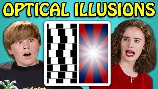 10 Mind Blowing Optical Illusions with Teens 4 React [upl. by Reisinger741]