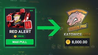 Insane VIRTUS PRO Katowice 2014 PULL 8000 coins  CSGORoll [upl. by Ariom]