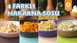 4 Farklı Makarna Sosu Tarifi  Onedio Yemek  Pratik Yemek Tarifleri [upl. by Nyladnor]