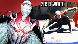 SPIDERMAN PS4 TRAJES 2099 WHITE  SPIDERMAN PS4 LATINO  STRADER GAMER [upl. by Earlie]