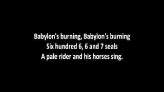 WASP  Babylons Burning with lyrics [upl. by Barrus]