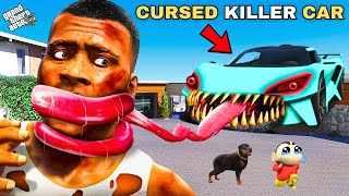 Cursed Killer Car Try To Kill Shinchan and franklin in Gta 5 [upl. by Auhesoj427]