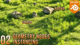 02  Geometry Nodes Blender 30 Tutorial for Beginners [upl. by Aala]