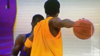 Rare Footage of the Day Kobe Bryant Destroyed a TrashTalking JR Rider in Practice [upl. by Zorana646]