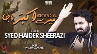 Haider Sheerazi  Mere Akbaras Aja  Muharram 1446\ 2024 [upl. by Atileda124]