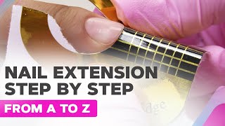 Gel Nail Extension for Beginners  Step by Step Nail Sculpting Tutorial [upl. by Tsepmet]