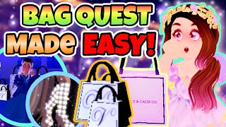 Vionciis BAG QUEST Made EASYTIPS amp Possible LOCATIONS😊Royale High 2022 New Years Quest Tutorial [upl. by Keg]