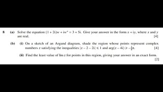 Q8 Solutions for CIE mathematics 9709 paper 32 June 2020 970932mj20 [upl. by Lyrad]