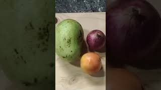 Trying to Make GREEN MANGO SALADFilipino Mango Salad Ensaladang Mangga shorts [upl. by Niret]