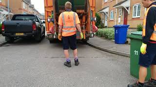 My green bin collection 2 part 3 with a  New truck [upl. by Assile143]