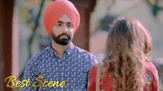 Qismat1 Best scene Ammy virk Emotional scene Punjabi Sad movie [upl. by Ynnob897]