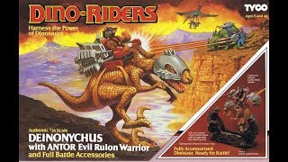 Revision Review 483 Dino Riders Deinonychus Rulon con Antor y Trampa Rulon [upl. by Whallon]