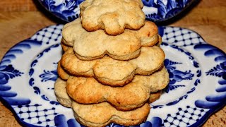 ПЕСОЧНОЕ ПЕЧЕНЬЕ на сметане Мягкое и вкусное cookies recipe выпечка печенье cookie [upl. by Ikkim]