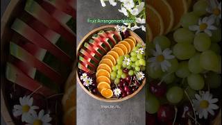 How to arrange Fruit Platter to impress your guess quests shortvideo [upl. by Besnard229]