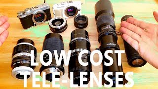 Telelenses amp converters under 50 comparison Tokina Pentacon Walimex 4K samples [upl. by Eillime379]