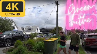 Walk in Auckland  Greenhithe  North Shore Suburb  4K [upl. by Adnalro]