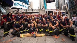 FDNY Men and Women Are Heating Things Up With Steamy New Calendar [upl. by Ronica]