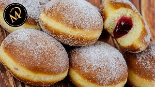 Berliner  Krapfen  Kreppel  Pfannkuchen selber machen [upl. by Teleya]