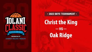 ‘Iolani Classic championship final  Christ the King vs Oak Ridge [upl. by Oliana533]