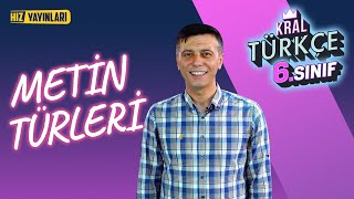 METİN TÜRLERİ  6Sınıf Türkçe Konu Anlatımı [upl. by Lilyan301]