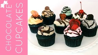 How To Make Easy OneBowl Chocolate Buttermilk Cupcakes  Lindsay Ann Bakes [upl. by Silohcin]