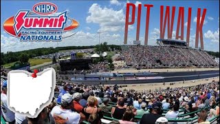 2021 NHRA Summit Nationals  Pit Walk amp Track Tour  Norwalk OH [upl. by Eirrab126]