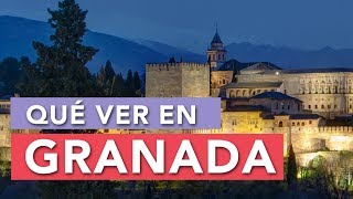 Qué ver en Granada  10 Lugares imprescindibles 🇪🇸 [upl. by Leina369]