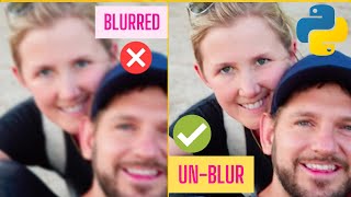 Pixel 7 Photo Unblur using Python Tutorial  Image DeBlur with DeblurGANv2 [upl. by Betthel]