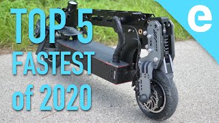 Top 5 fastest electric scooters of 2020 [upl. by Pinckney]