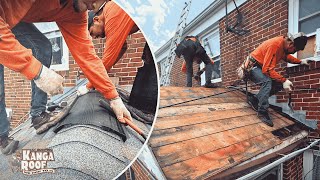 Replacing a 70year Slate Roof with Architectural Shingles [upl. by Eugenie]