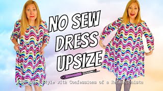 ♻️ How to make a dress bigger without sewing ♻️ [upl. by Sello]