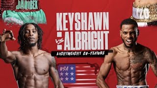 Keyshawn davis vs Nahir Albright Tim Tszyu vs Brian Mendoza LIVE FIGHT PARRTY [upl. by Wachter]