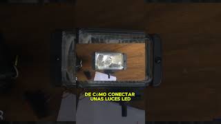 Conectar unas luces con un relevador autos automobile accesorios [upl. by Drofxer]