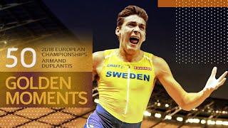 Duplantis wins historic pole vault in Berlin  50 Golden Moments [upl. by Ramonda633]