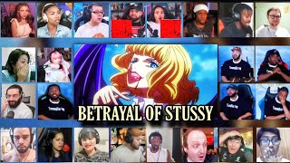 Betrayal of Stussy Reaction Mashup  One Piece Episode 1104 [upl. by Arretahs]